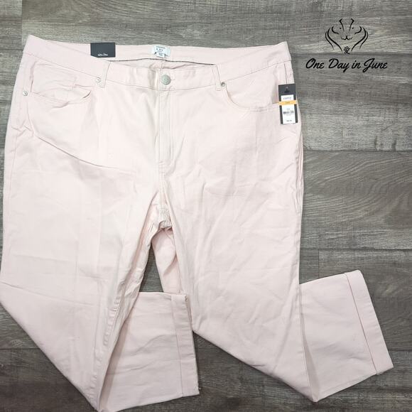 Crown & Ivy Plus Size Skinny Regular Crop Jeans Size 24W - Picture 1 of 6